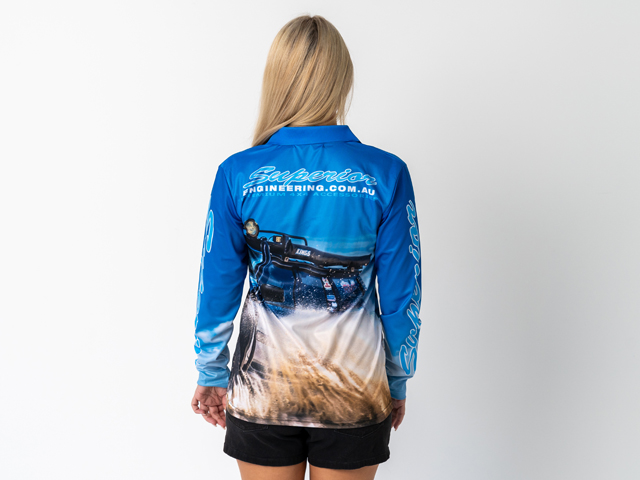 Superior Ladies Sublimated Fishing Shirt Patrol (Each) - SUP-FISHSL-L-PAT-XXX